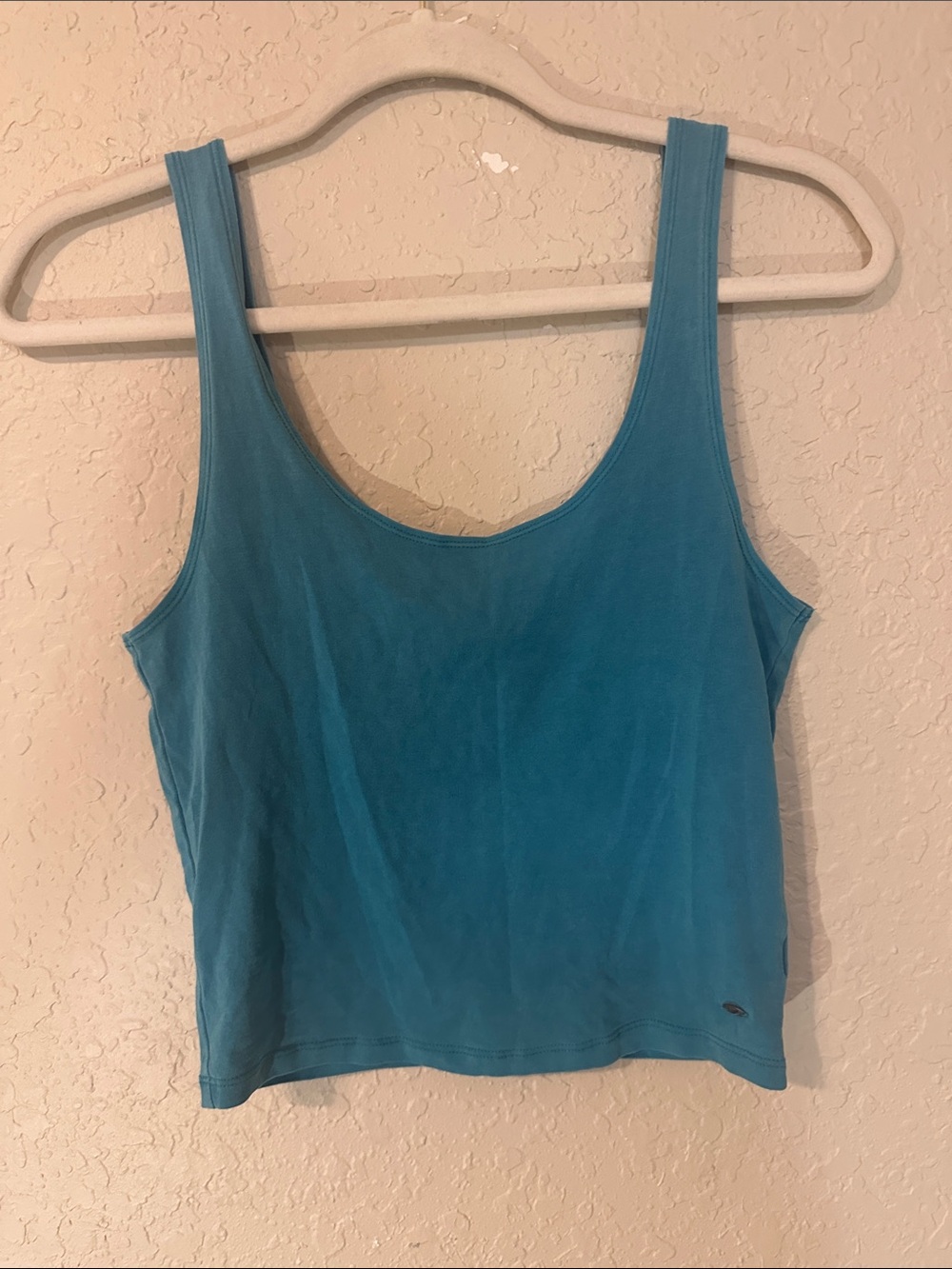 American eagle cotton stretch blue tank top 5